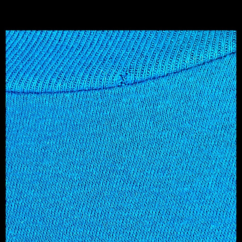 ▪️VTG▪️WALT DISNEY▪️1980's Turquoise Blue Mickey Mouse Florida Graphic T-Shirt - Picture 7 of 10
